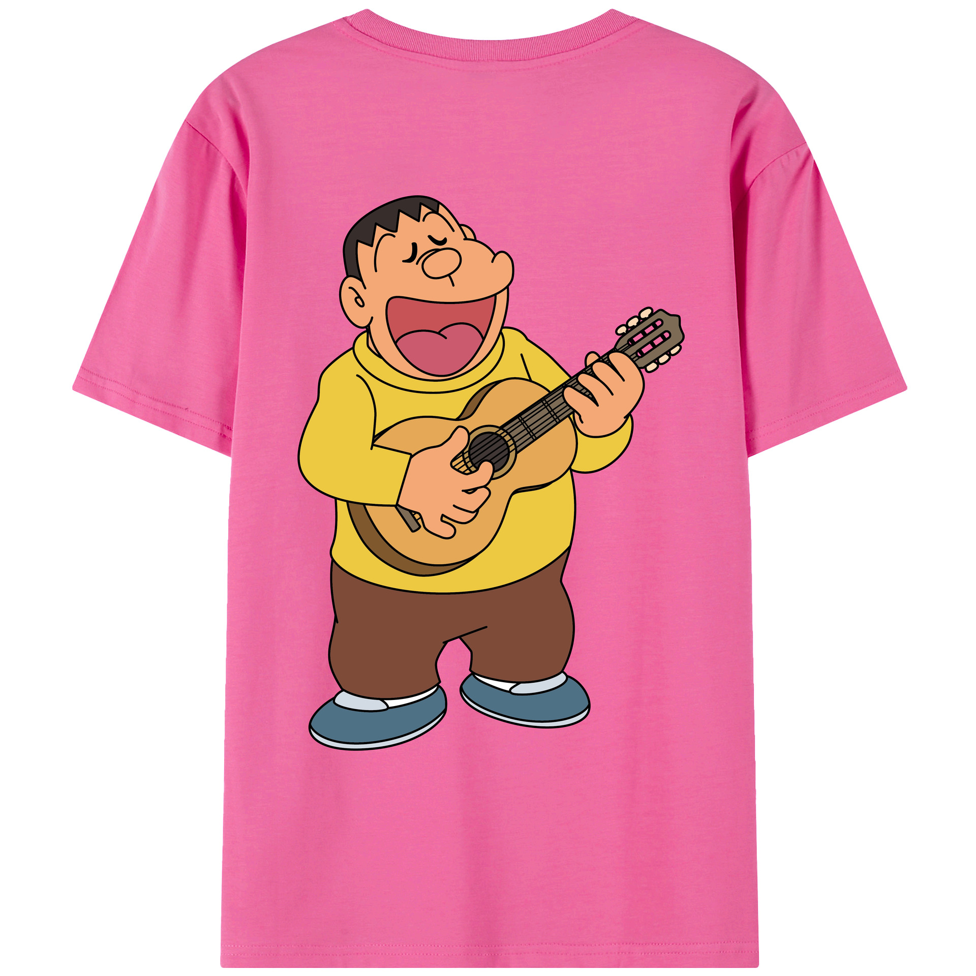 （画像用） ドラえもん 剛田武 Doraemon Gouta Takeshi レディース半袖Tシャツ(バックプリント)